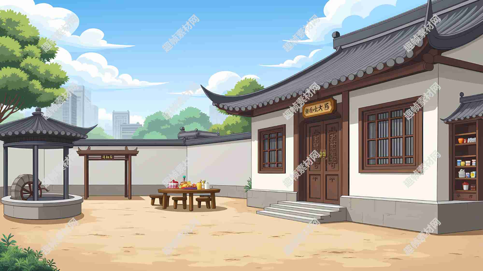 古代中式庭院2