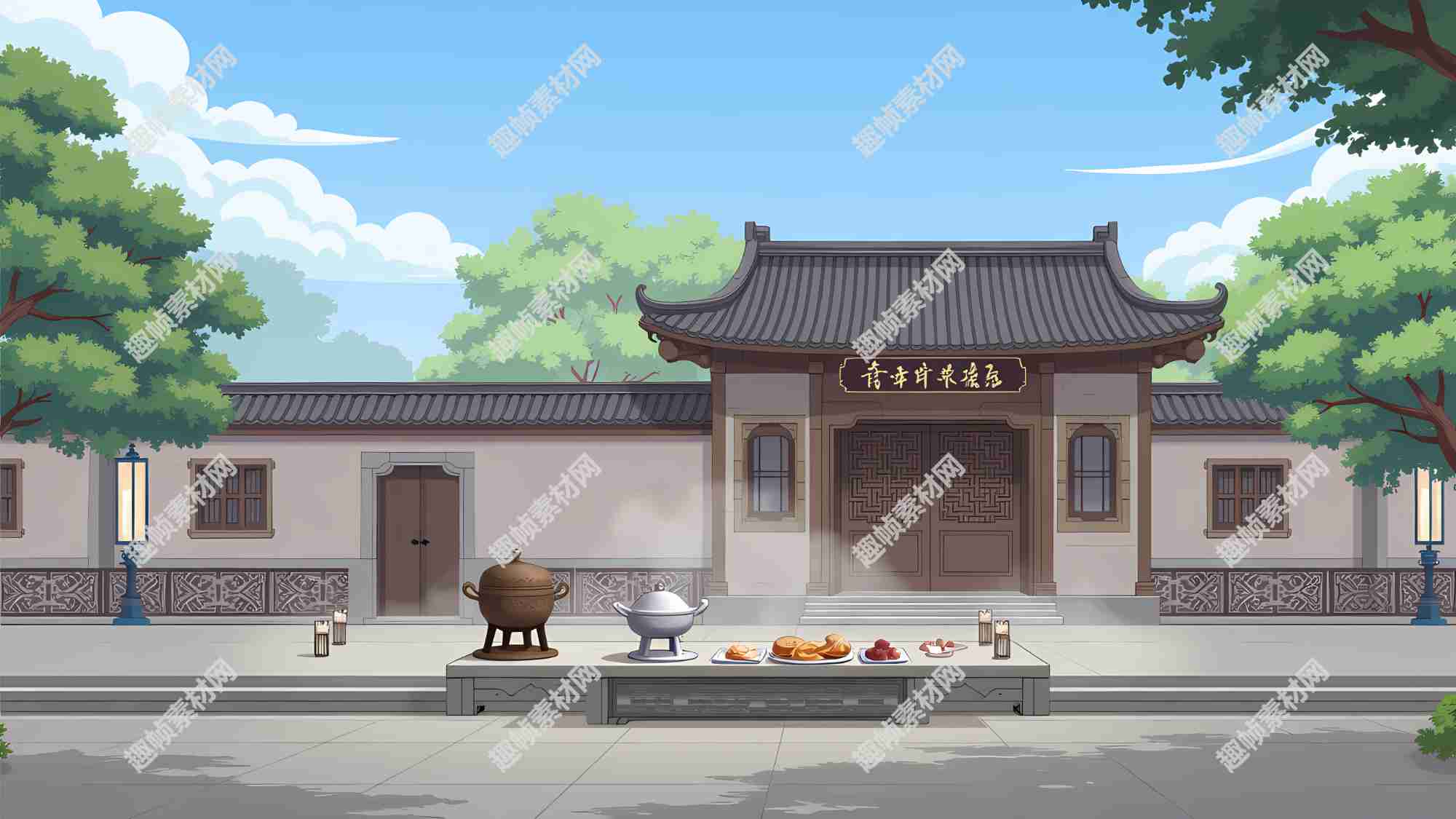 古代中式庭院1